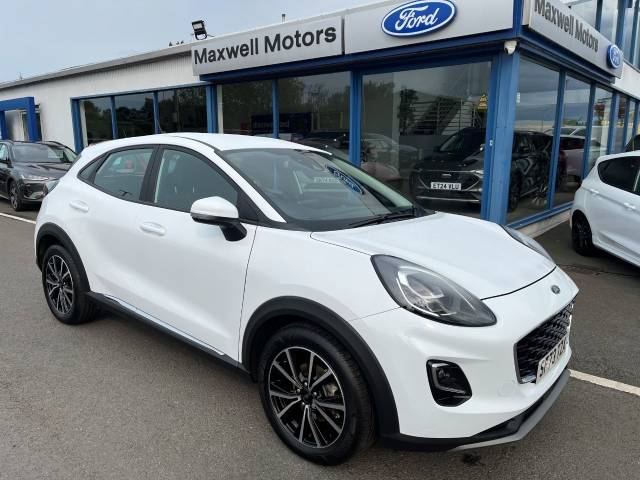Ford Puma 1.0 125 mHEV Titanium - 4,300 miles Hatchback Petrol Frozen White
