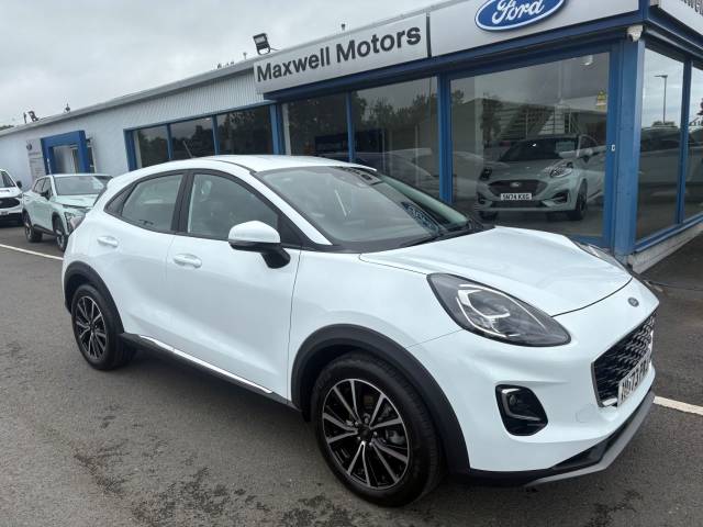 Ford Puma 1.0 125 Hybrid mHEV Titanium Hatchback Petrol Frozen White