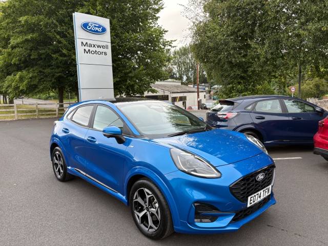 Ford Puma 1.0 125 mHEV ST-Line - High Spec Hatchback Petrol Desert Island Blue