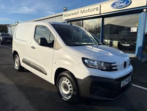 PEUGEOT PARTNER 2024 (74) at Maxwell Motors Berwick-upon-Tweed