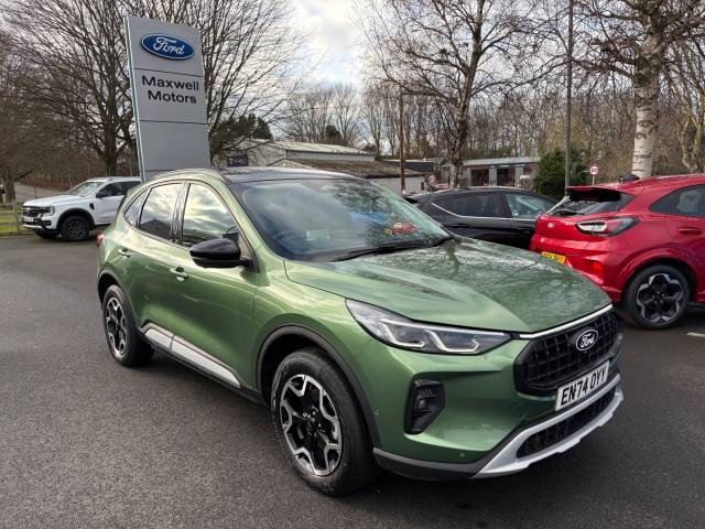 Ford Kuga 2.5 FHEV Active 5dr CVT (Ford Direct High Spec) Hatchback Hybrid Green