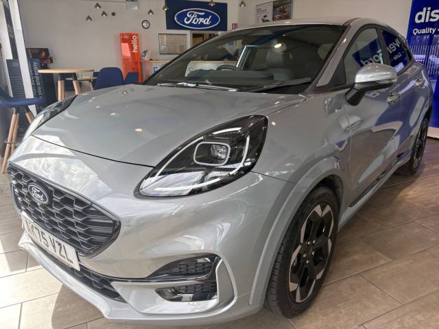 Ford Puma 1.0 125 mHEV ST-Line X Hatchback Petrol Solar Silver