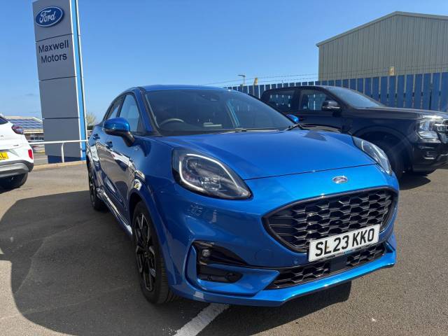 Ford Puma 1.0 125 mHEV ST-Line X - 10,600 miles Hatchback Petrol Desert Island Blue