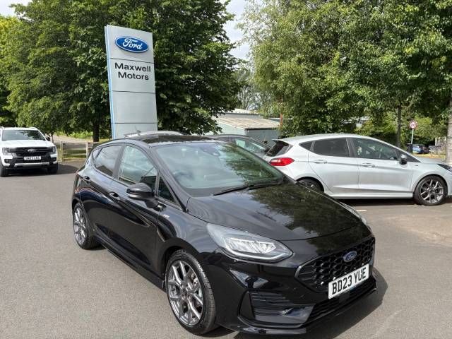 Ford Fiesta 1.0 EcoBoost Hybrid mHEV 125 ST-Line 5dr Hatchback Petrol Black