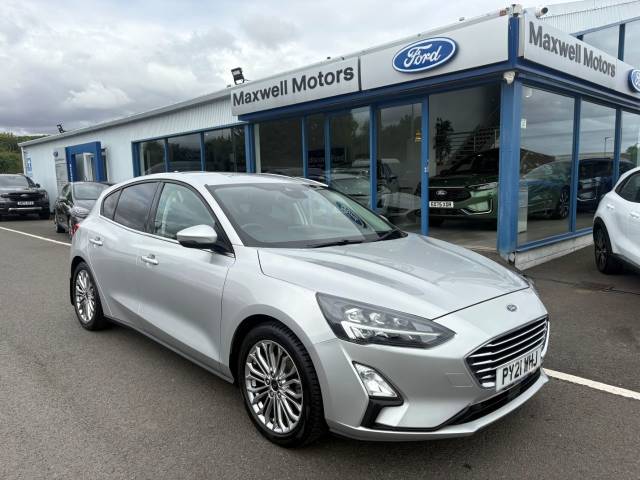 Ford Focus 1.5 EcoBlue 120 Titanium X Edition Hatchback Diesel Moondust Silver
