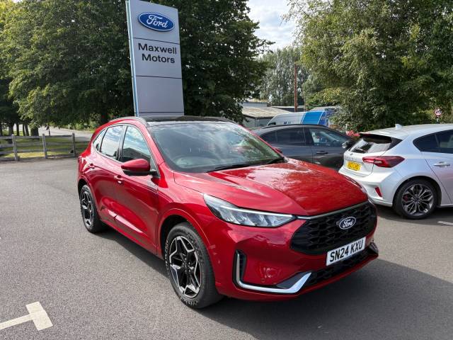 Ford Kuga 2.5 PHEV ST-Line X 5dr CVT Hatchback Petrol / Electric Hybrid Red