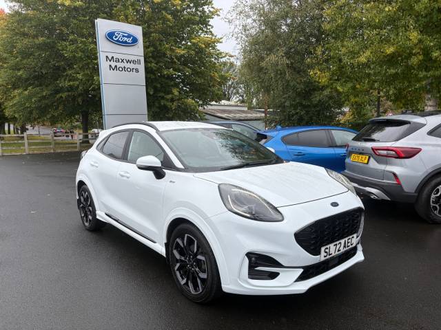 Ford Puma 1.0 EcoBoost Hybrid mHEV 155 ST-Line X 5dr Hatchback Petrol White