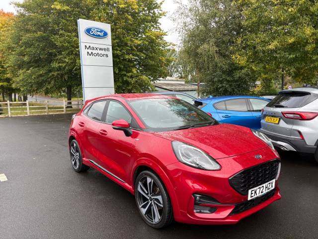 Ford Puma 1.0 EcoBoost Hybrid mHEV 155 ST-Line X 5dr Hatchback Petrol Red