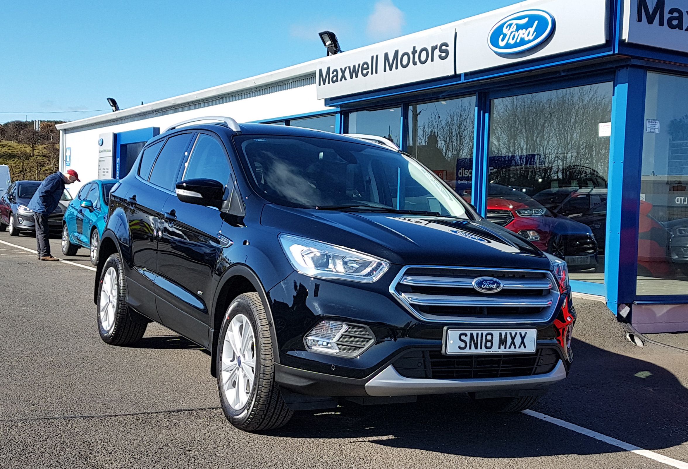 '18 PLATE KUGA HEADS FOR CHIRNSIDE...